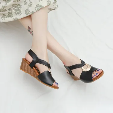 AMERICAN STYLE COMFORTABLE  VERSATILE WEDGE HEEL GB-1838